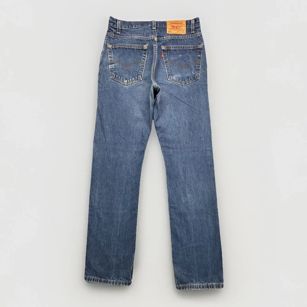 Vintage 90s Levi's 505 Tab Jeans Mens 32x34 (Fits 30x32) Blue Straight Made USA